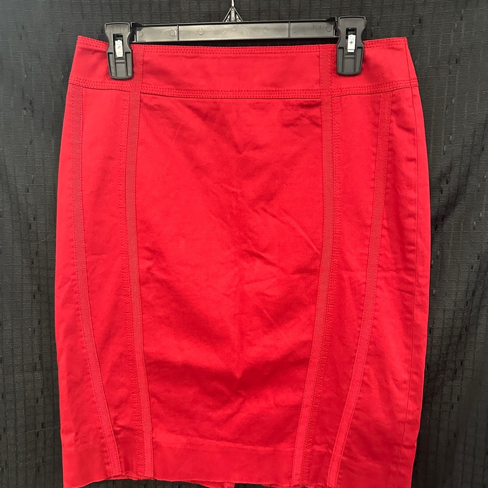 White House Black Market Red Pencil Skirt